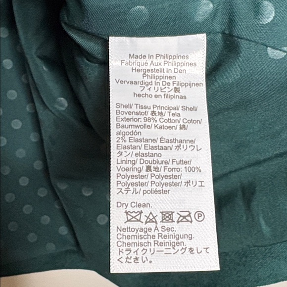 J. Crew Factory Green Velvet 3 Piece Blazer Pant Vest Suit Women Size 16 - Picture 4 of 13